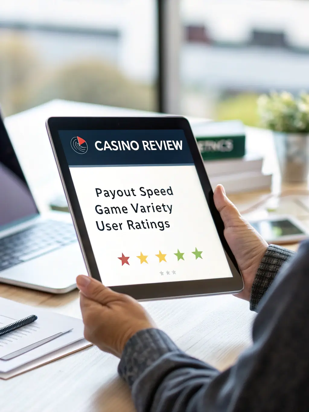 A split screen showing the JLPH app on a mobile device and a live casino game on a tablet, illustrating the variety of gaming options available.